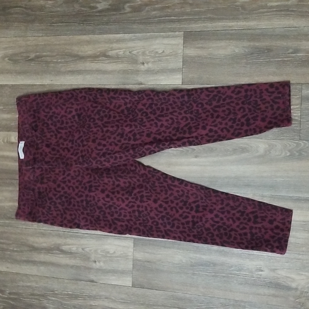 Social Standard by Sanctuary Leopard Ankle Skinny Size 14 - Picture 2 of 8